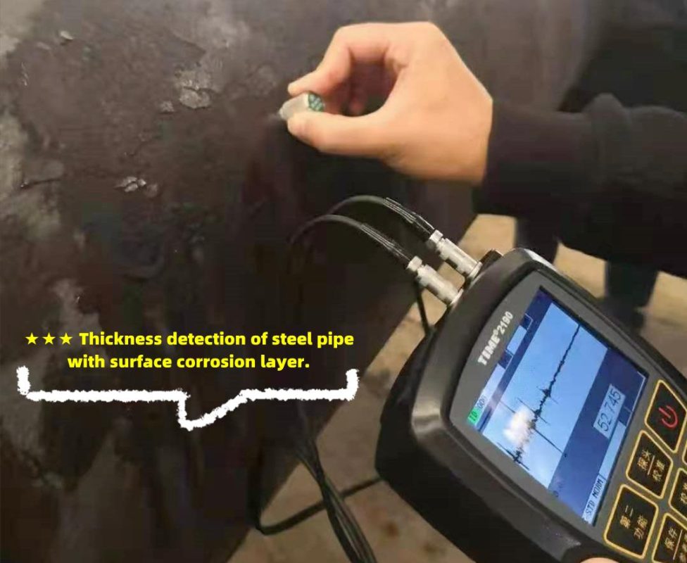 Ultrasonic Thickness Gauge TIME®2190 with A/B scan