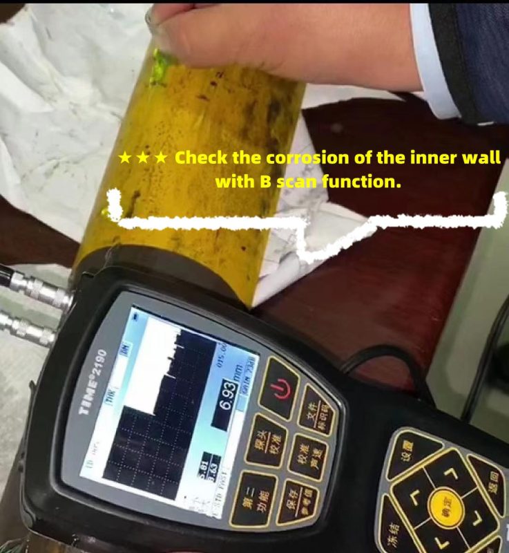Ultrasonic Thickness Gauge TIME®2190 with A/B scan