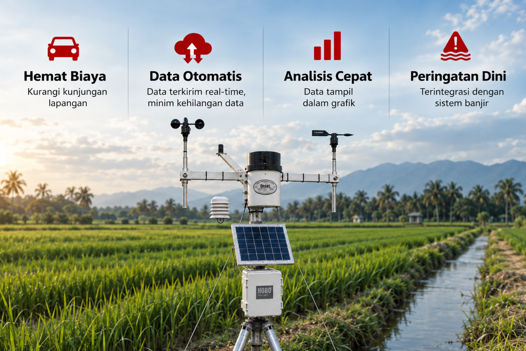 Sistem Telemetri Curah Hujan